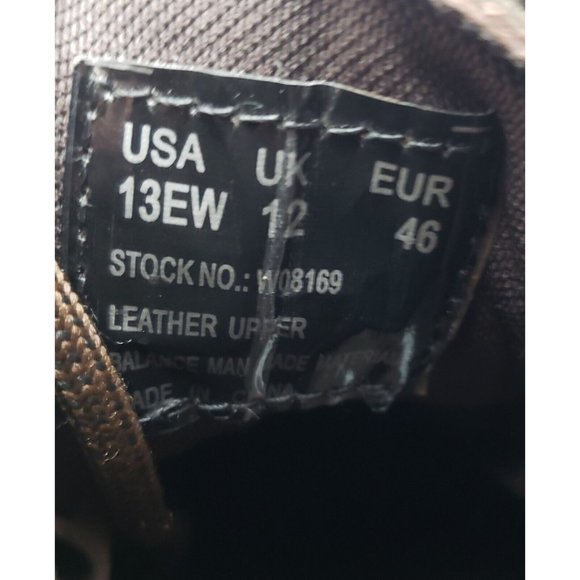 NWT Mens Wolverine Soft Toe Brown Leather Work Boots W08169 Size 13EW - Picture 7 of 7